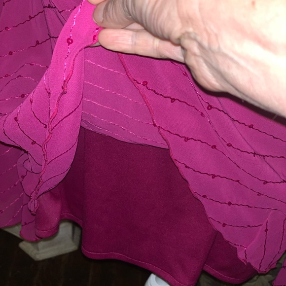 Dress Darn Deep Fuchsia Pink Blouse/Top size 20w - Picture 4 of 9